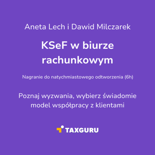 KSeF w biurze rachunkowym (szkolenie online 2025)